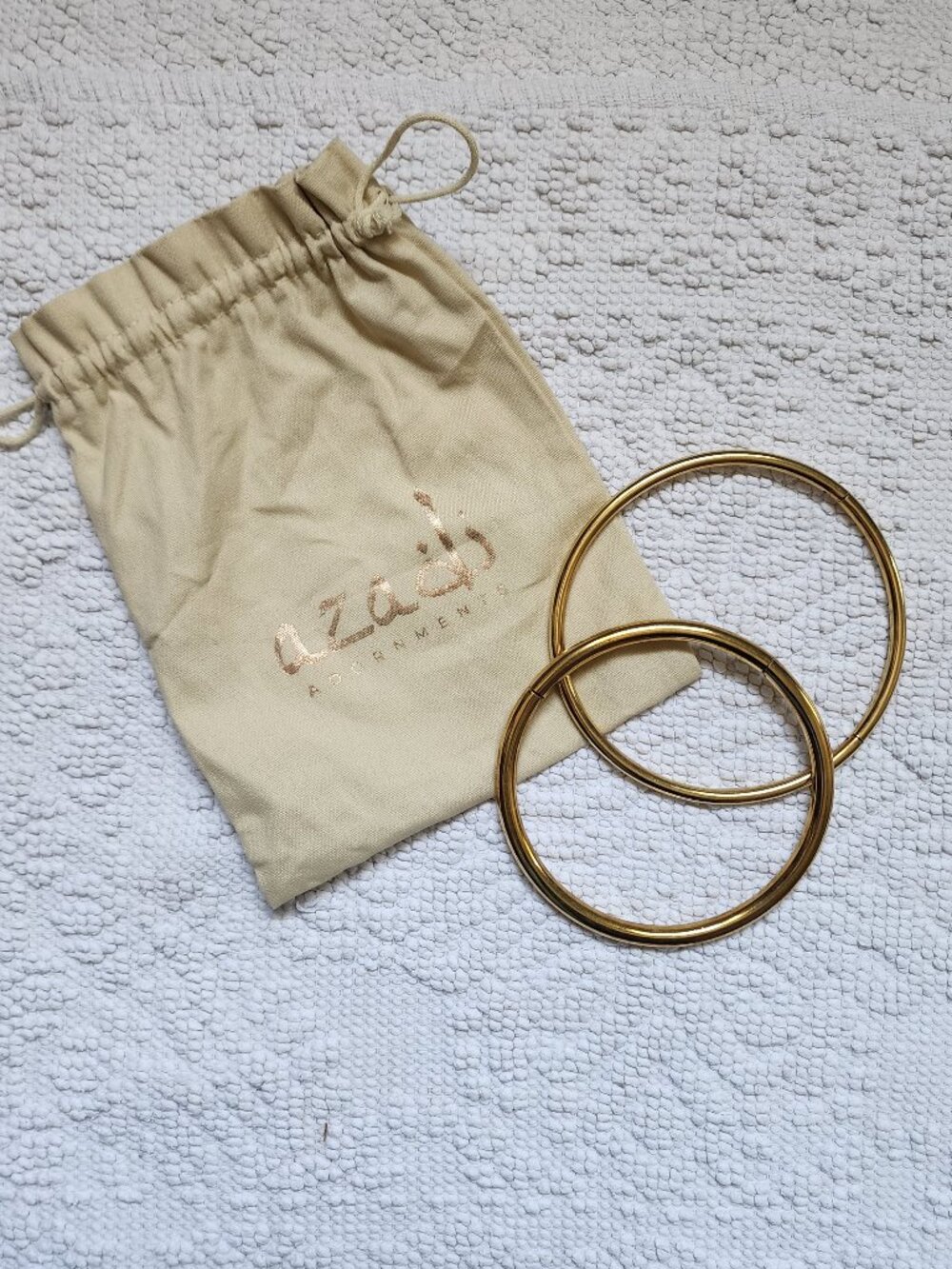 Azadi Adornments Small Gold Alchemy Choker Bundle Bold & Fine Layered Necklaces - Picture 8 of 8